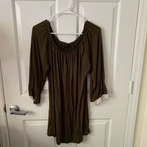 Olive green tunic! Size XL